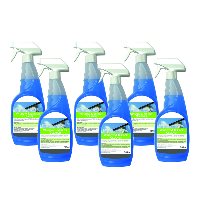 Window and Mirror Cleaner 6 x 750ml