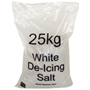 25kg bag of dry white rock salt