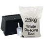 30L Lockable Grit Bin and 25kg White Salt