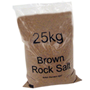 Dry Brown Rock Salt Invidual Bag 25kg