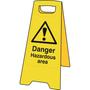 Danger Hazardous Area Floor Stand Sign
