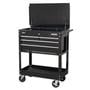 Sealey black tool trolley with 4 drawers and lockable lid