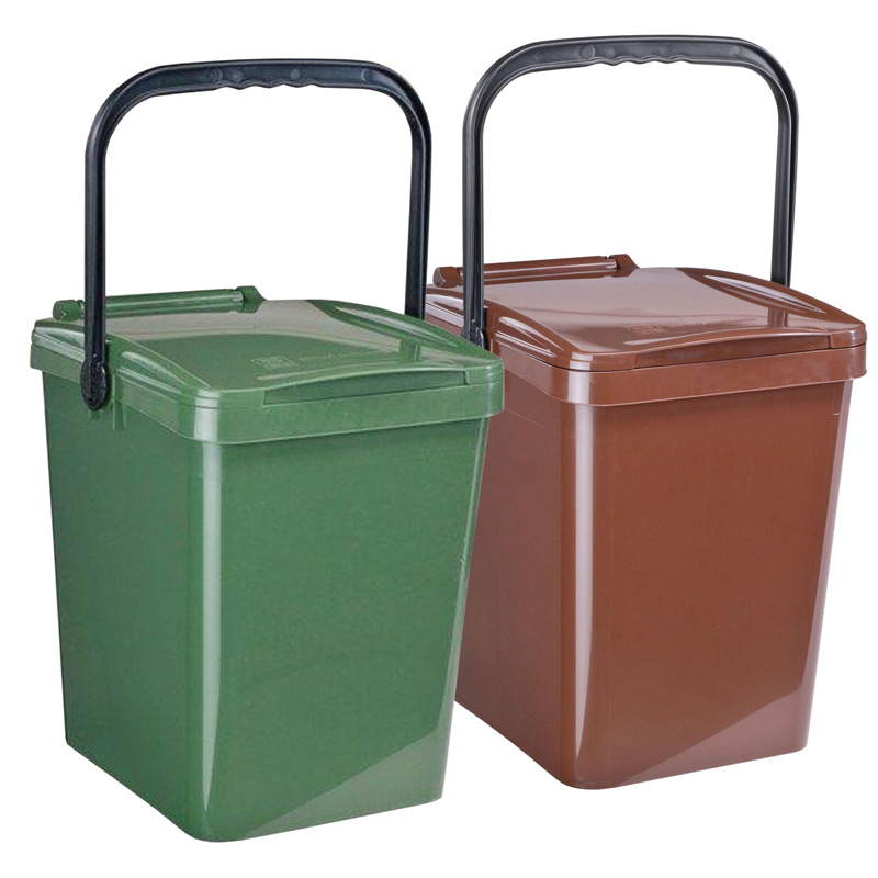 23L Kitchen Food Waste Caddies