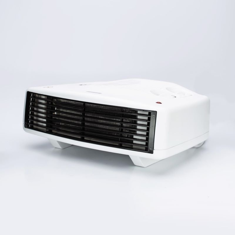 Flat Fan Heater with 2 Heat Settings