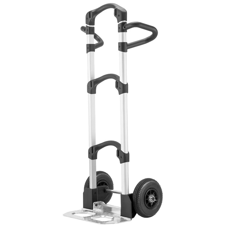 Aluminium folding sack truck with ergonomic handle