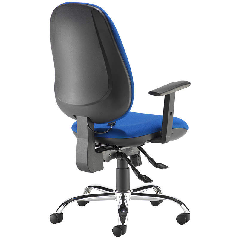Blue Jota Ergo task chair - back view