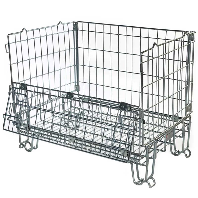 Hypacage stackable mesh pallet cage