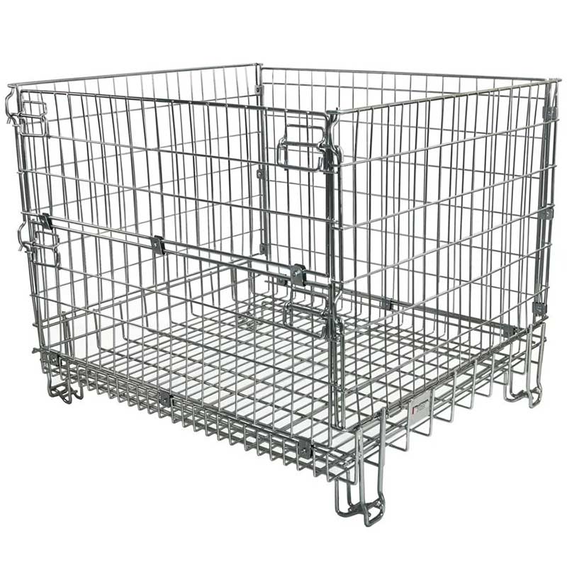 Hypacage zinc-plated mesh pallet cage