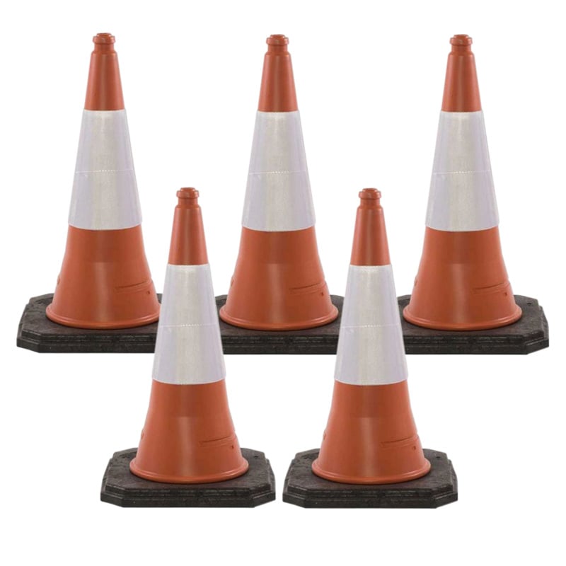 Pack of 5 traffic cones