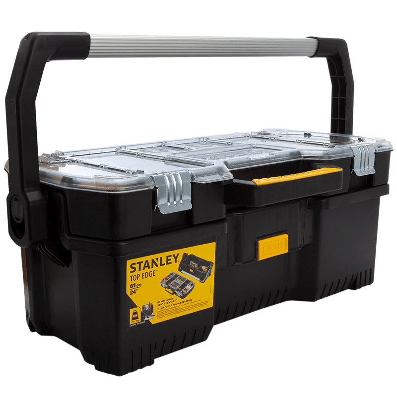 Stanley Top Edge Tool Box With Tote Tray Organiser