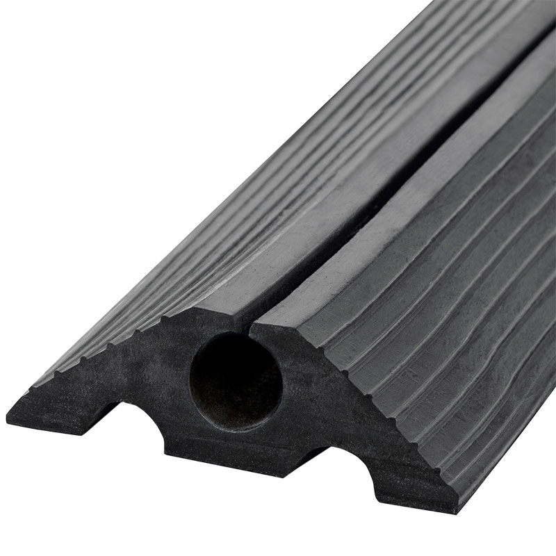 Traffic-line rubber outdoor cable ramp