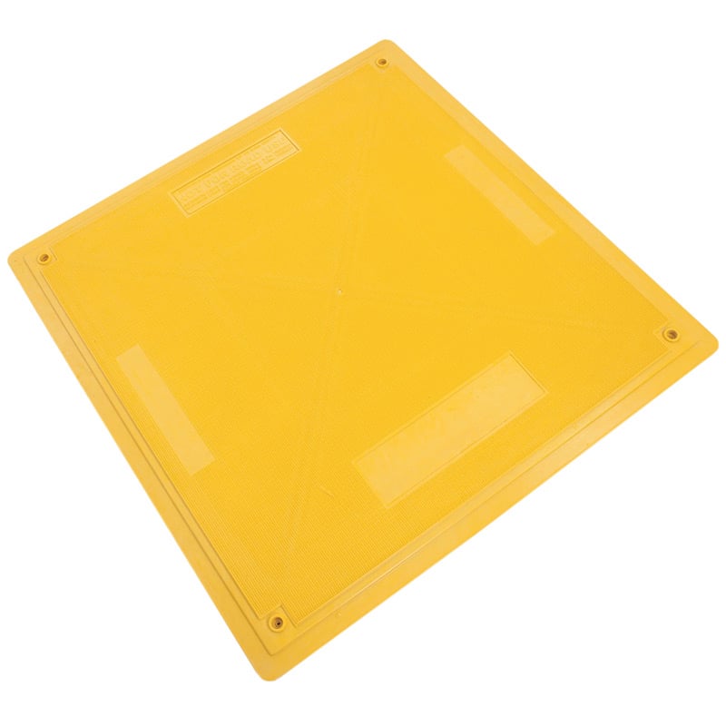 Yellow GRP Trench Cover