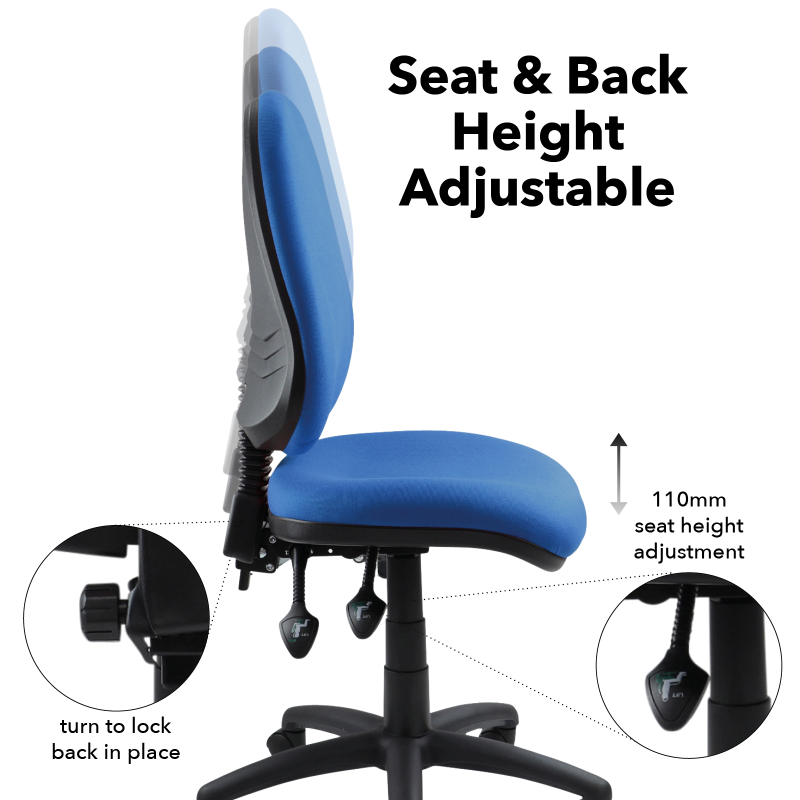 Vantage 200 Operator Chair Height Adjustment