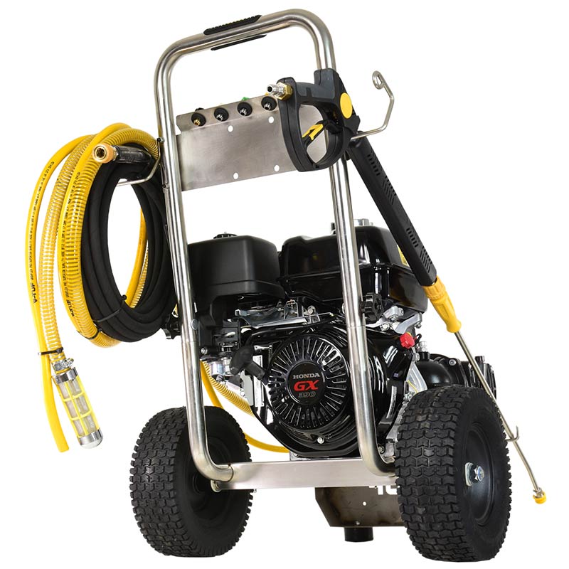 V-Tuf 13hp gearbox-driven pressure washer