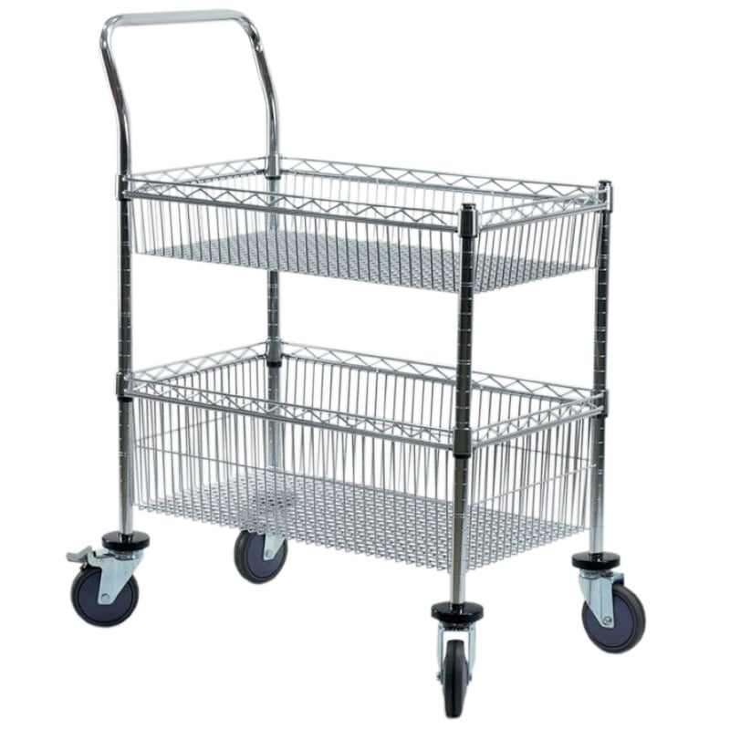 Wire Basket Trolley 120kg Capacity