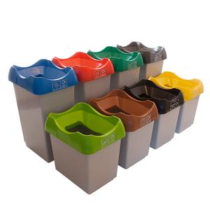 ESE Direct - Waste Recycling Bins with Coloured Lids