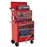 Sealey Superline Pro H/D 10 Drawer Combination Top Chest with 147pc Tool Kit