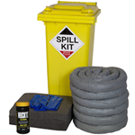 120L Emergency Spill Kit with Wheelie Bin
