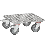 250kg aluminium dolly with ant-slip chequer plate platform