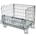Hypacage stackable mesh pallet cage