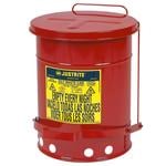 Justrite Oily Waste Cans For Flammable Wipes & Rags