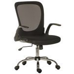Mesh Back Operator Chair with Flip-up Arms