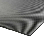 Ribbed Rubber Electrical Safety Matting 6mm or 9mm thick - 10m Rolls