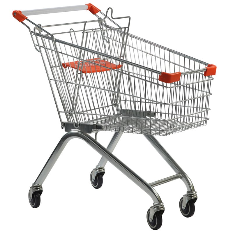 100 Litre Shopping Trolley - Zinc Plate Finish