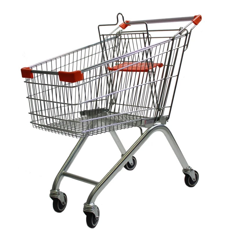 150 Litre Shopping Trolley - Zinc Plate Finish