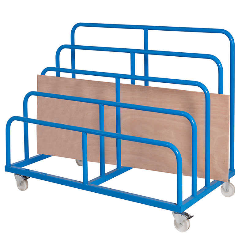 Mobile Staggered Height Sheet Rack with 4 compartments - 1400 x 1135 x 800mm
