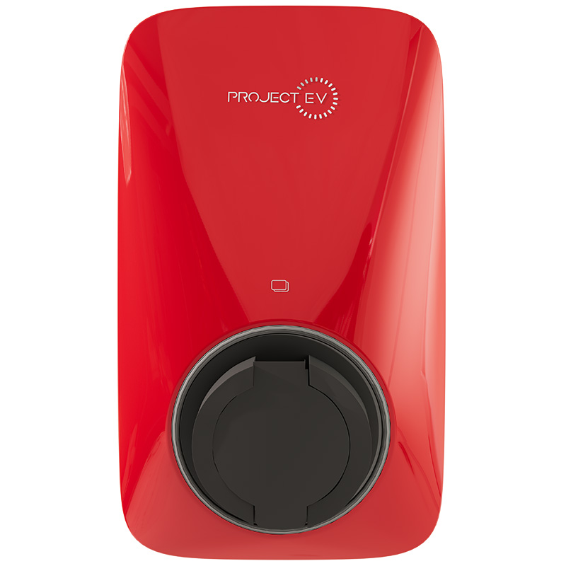 Apex EV Charger Front Cover Plate - Cherry Red