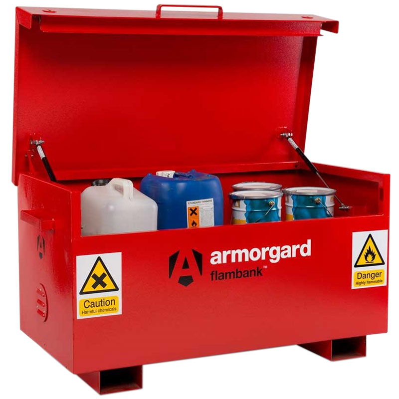 Armorgard FlamBank Hazardous Storage Chest - 660 x 1275 x 665mm - 85L Sump FB2