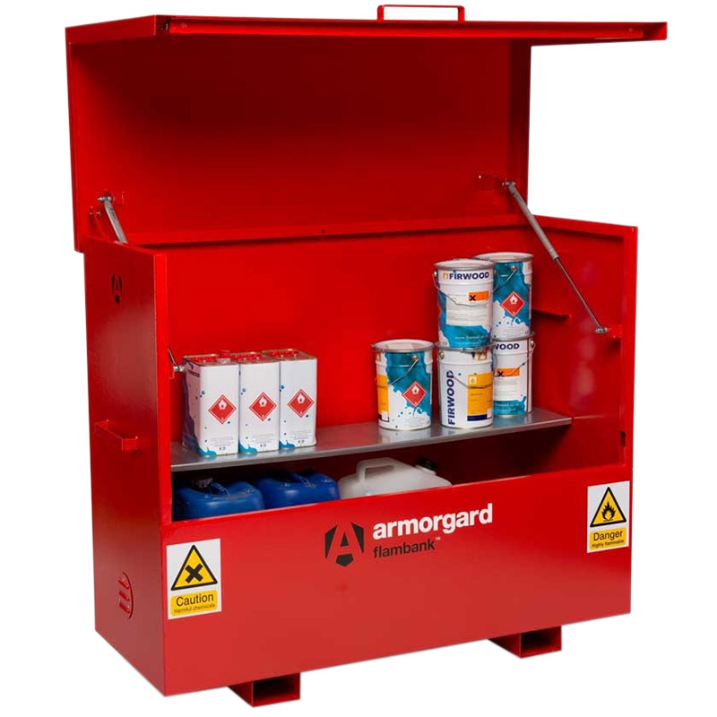 Armorgard FlamBank Hazardous Storage Chest - 1275 x 1585 x 675mm - 110L Sump FBC5