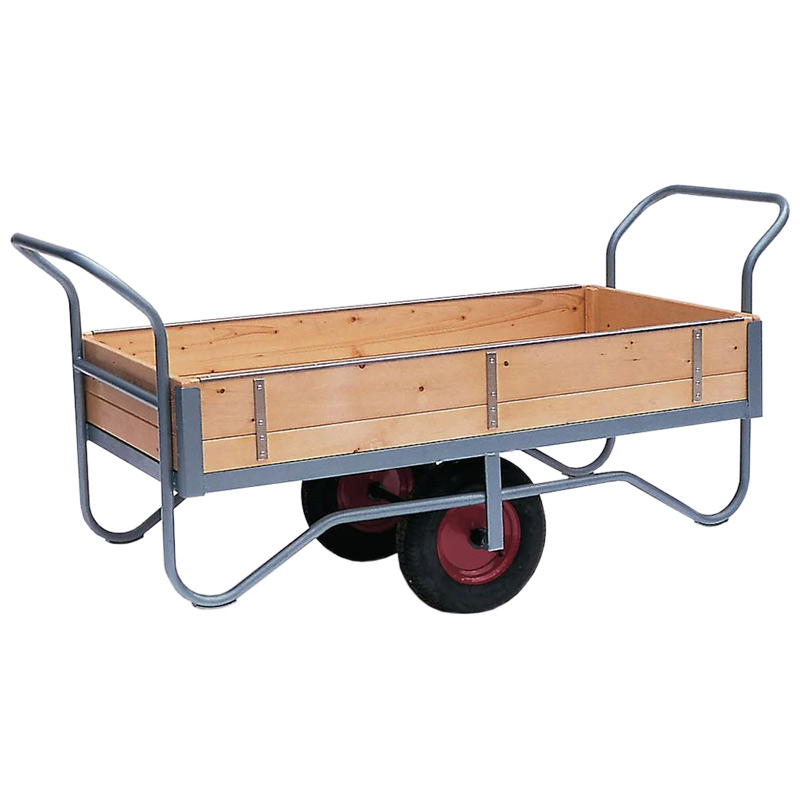 Balanced Truck with Short Wood Sides, 1524 x 762 x 920, handles both ends
