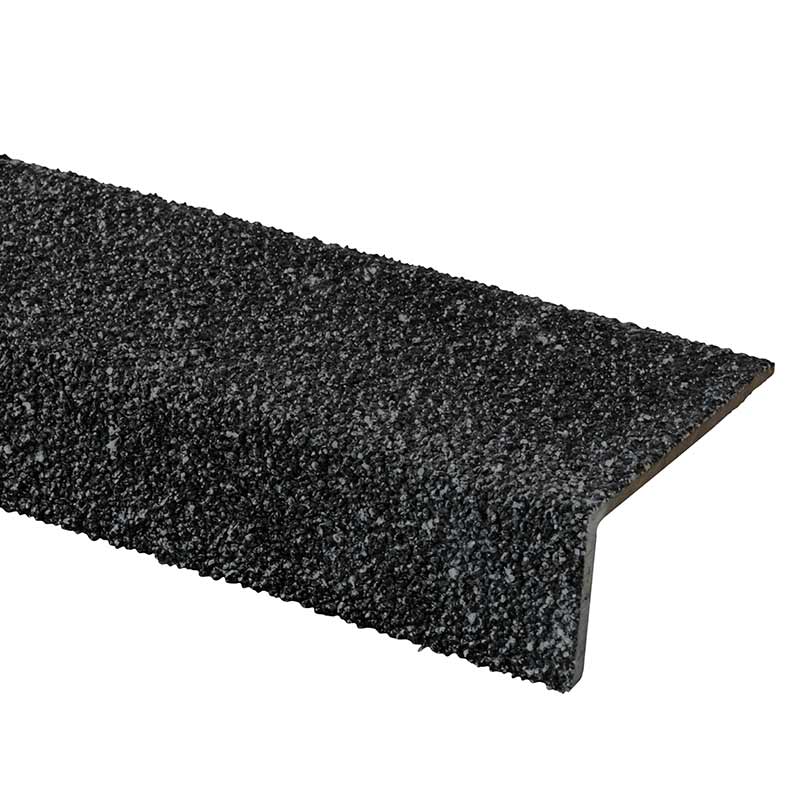 Black Anti-Slip GRP Stair Nosing - 30 x 1500 x 70mm