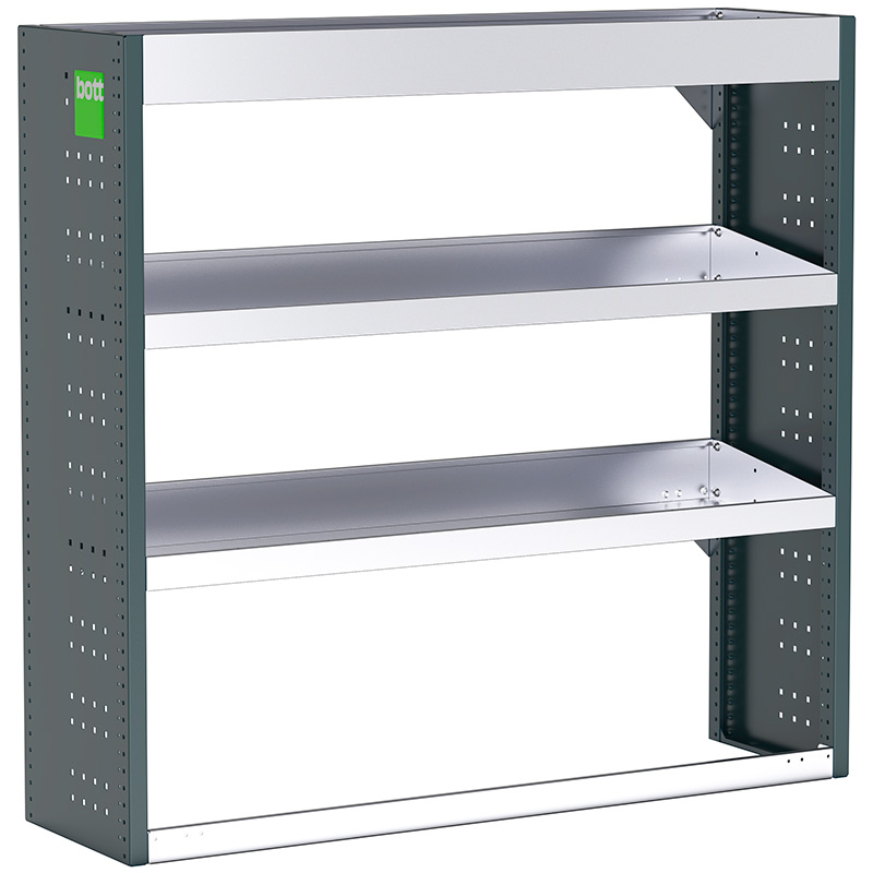 Bott Uno3 Van Racking - 1262 x 360 x 1200mm - 3 shelves