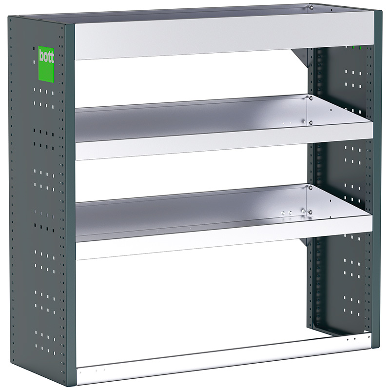 Bott Uno3 Van Racking - 1038 x 360 x 1000mm - 3 shelves