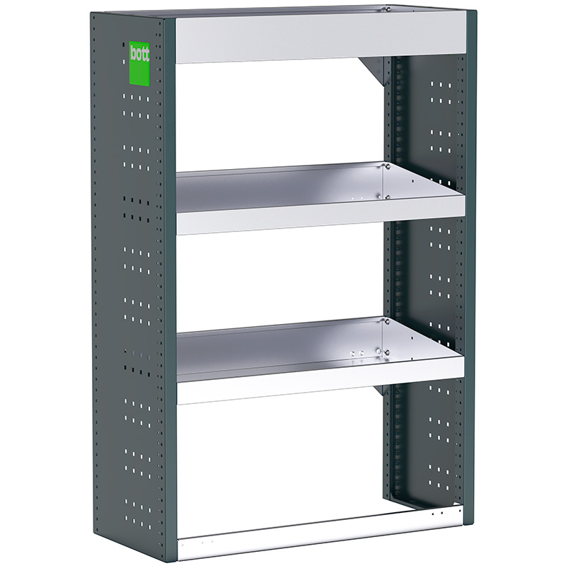 Bott Uno3 Van Racking - 814 x 360 x 1200mm - 3 shelves