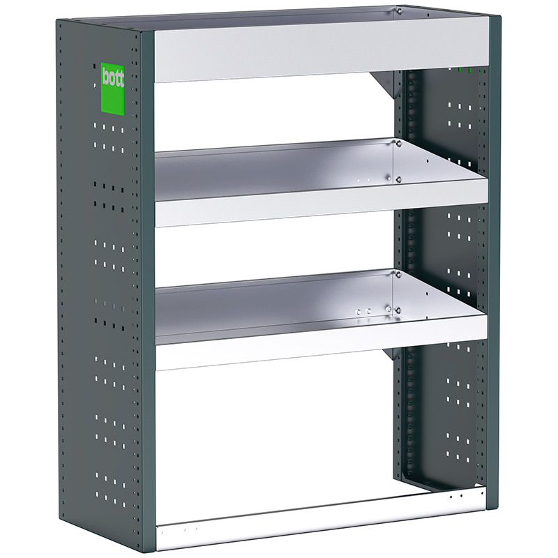 Bott Uno3 Van Racking - 814 x 360 x 1000mm - 3 shelves