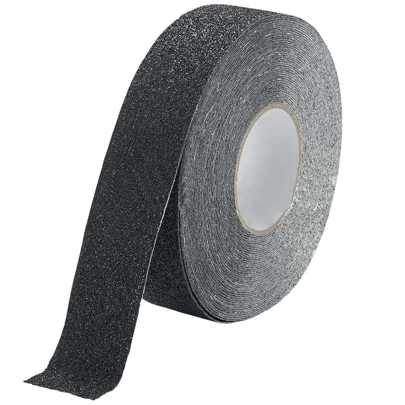 Black Coarse Grit  Heavy-Duty Slip Resistant Floor Tape - 50 x 18300mm