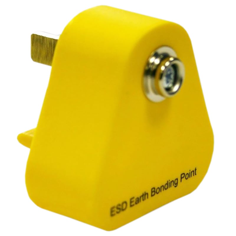 Earth Bonding Plug for Vinyl ESD Worktop Mats