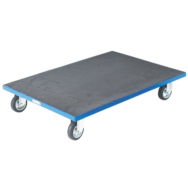 Euro Container Dolly with Rubber Surface - 600 x 800mm