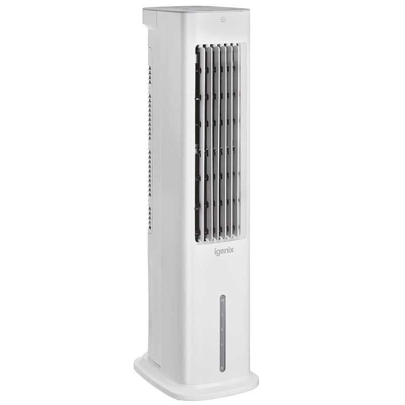 Igenix IG9706 5L Evaporative Air Cooler with Remote Control & 3 fan speeds - 850 x 230 x 295mm