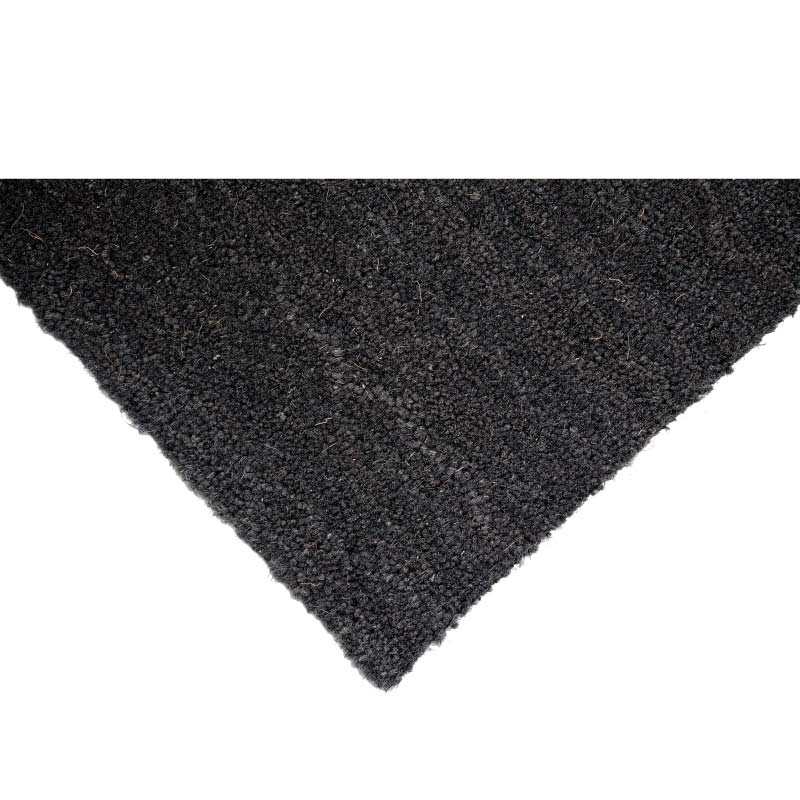 Traditional Coir Doormat Matting - Grey - 17mm x 1m x 1.5m 