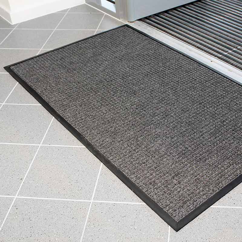 Superdry Moisture-retention Entrance Mat, Grey, 1200 x 1800mm