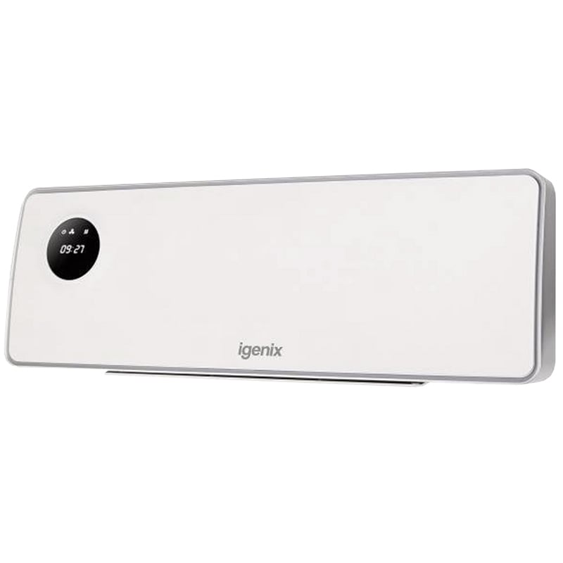 Igenix Wall Mounted Overdoor Fan Heater with Timer 2kW - 2 heat settings & cool function