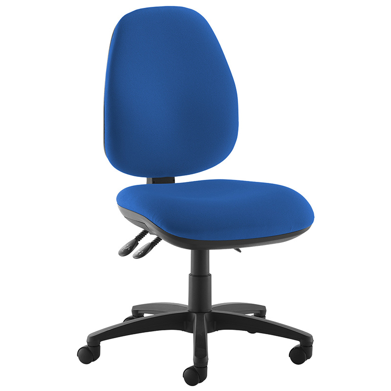 Jota Fabric Operator Chair - Blue - No Arms