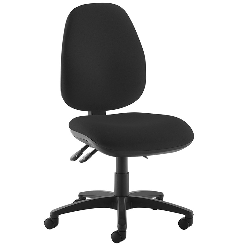 Jota Fabric Operator Chair - Black - No Arms