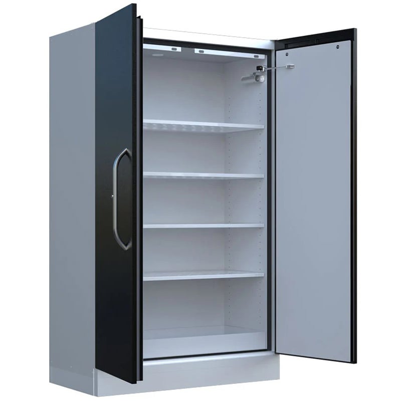 2-Door Lithium-Ion Battery Storage Cabinet - 2050 x 1200 x 600mm 