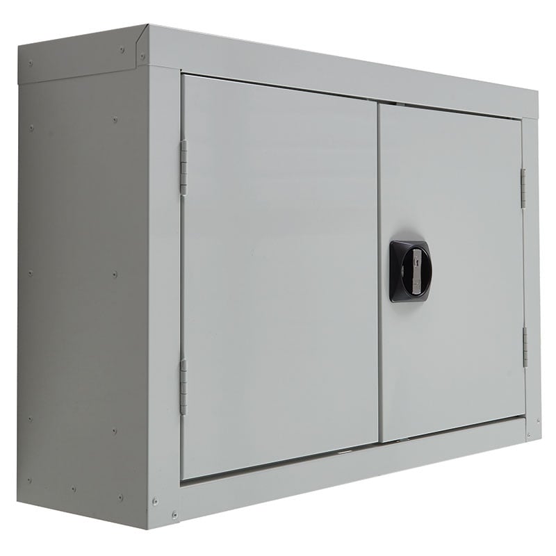 Wall-Mounted Perforated Tool Cupboard - 570 x 820 x 255mm